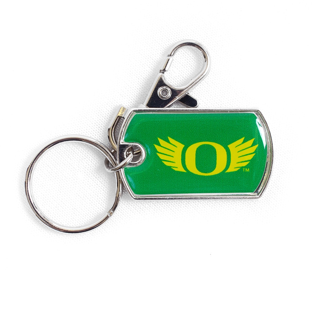 O Wings, Spirit Product, Green, Keychain/Keytag, Metal, Home & Auto, Dog tag, 834123